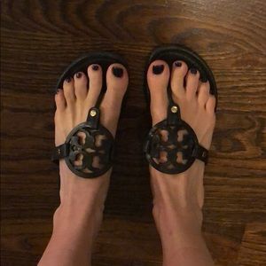 Tory Burch Logo Miller Sandals